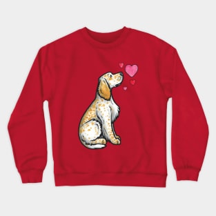 English Setter love Crewneck Sweatshirt